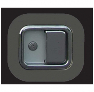 Stainless Steel Western Star Door Latch Trim by Roadworks - Sold Individually