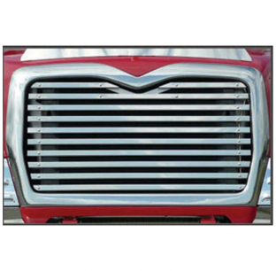 Mack CV713 2002 Through 2007 Replacement Grille with 10 Horizontal Bars