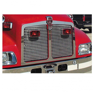 T300 Kenworth Custom Grille Cover by Real Wheels - Perfect Fit and Protection