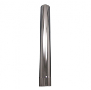 6 Inch OD 20 Inch Long Chrome Straight Top Stack
