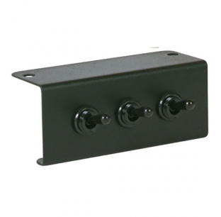 3 Switch Control Panel with L-Bracket for Easy Installation and Versatile Use