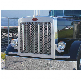 Peterbilt 379 Front Grill 18 Gauge with Oval Punchouts