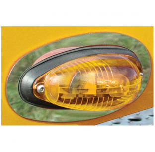 Freightliner Columbia Marker Light Trim, Stainless Steel, 3M Tape, Fits 2005+ Models, Sold as Pair, Trux