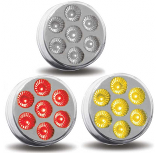Closeout 2 Inch Chrome 7 Diode LED Light