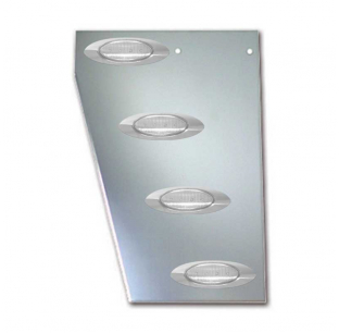 Peterbilt 379 Stainless Steel Cowl Extension Panels, 11 Options, Fits 1993-2007 Models, Trux Manufacturer