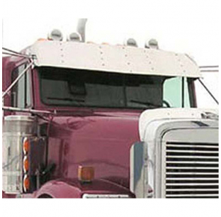 15 Inch Freightliner Classic/FLD Flat Top Gangster Sunvisors