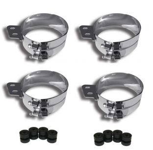 (Trux) 8 Inch Angled Clamps And Bushings