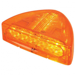 30 LED Peterbilt Low Profile Turn Signal Light with Amber or Clear Lens - United Pacific 10 Year Warranty