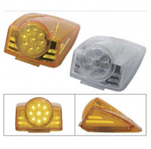 19 Amber LED Reflector Cab Light - Fits Most Trucks, Sealed, 10-Year Warranty