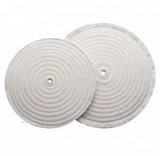 Assorted Muslin Buff Wheels - 8 Options, Smooth Surfaces, Bright Shine, 4-16 Inch, United Pacific