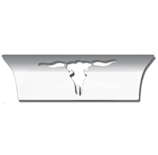 Stainless Steel Peterbilt Sleeper Wrap with Steer Head Design for Standard or Ultra Cab