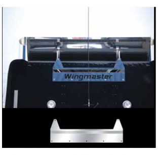 Stand-Up Sleeper Turbowing Trim for Peterbilt, Kenworth, Freightliner