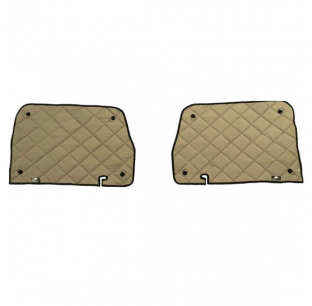 Peterbilt 362 ZenEclipse Tan Door Window Cover Set - Clean, Durable Fit