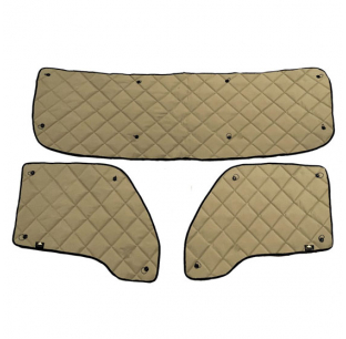 Peterbilt 387, 587 Tan ZenEclipse Blackout Window Covers Set - Perfect Fit, Clean Look