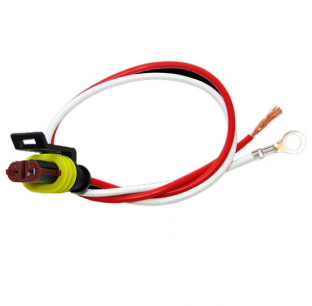 2 Wire Pigtail with 2 Pin Weathertight Connection for Secure Electrical Fitting