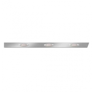 Peterbilt 388/389 Extended Hood Cab Panels 1987-2010 with 3 P1 LED Lights, 16 Inch Spacing