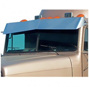 Freightliner 13x9 Inch Bowtie Visor - Durable, Perfect Fit Accessory