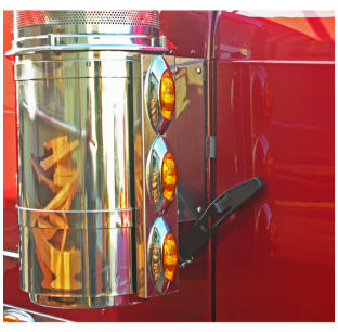 Freightliner Classic Front Air Filter Panel 9x20.25 Inches with 3 Light Cutouts