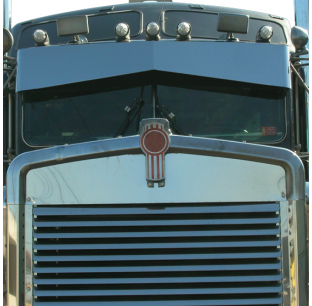 14x9 Inch Bowtie Visor for Kenworth W900B - Durable, Perfect Fit