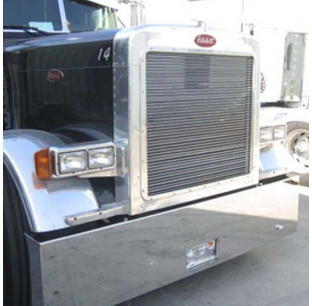 Peterbilt 379 Short Hood Grill - Durable, Perfect Fit, Easy to Clean