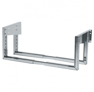 Bawer Stainless Steel Adjustable Tool Box Brackets - High Quality, Adjustable, Cradle Style, 36-64 Inch Length, 18-29 Inch Height