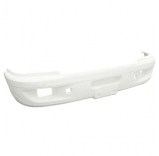 Modified Fiberglass Aero Bumper for Peterbilt 386 - White Finish, 1 Piece