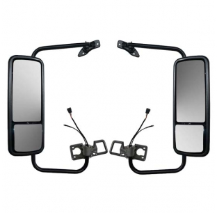 BESTfit Black Heated Power Mirror Assembly For Freightliner Columbia