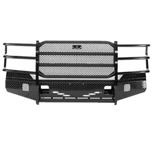 Black Steel Front Bumper With Grille Guard For Ford Super Duty Summit Series 