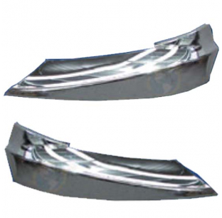 Chrome Plated Plastic Bumper Filler Panel for International Prostar - Driver & Passenger Side Available