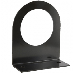 Durable Black Steel Bracket for 2.5 Inch Lights - Secure and Reliable Mounting Solution