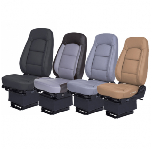 Ultra Leather High Back Seat with Wide Ride, Dual Lumbar Support, and HiPro Suspension for Most Models