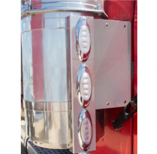 Freightliner Classic 1991+ Rear Air Cleaner Light Boxes with LED P1 Lights