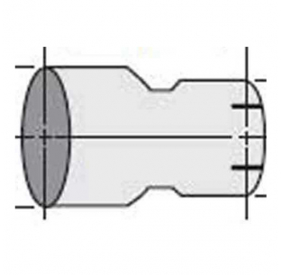 Aluminized Reducers - Various Sizes and Lengths, Part Numbers 37-2025AZ to 37-6050AZ, High-Quality Metal Reducers