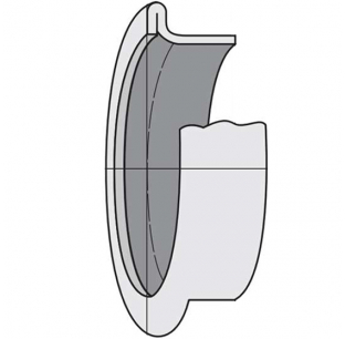 Stainless Steel Tube Connector Stack Breaker with 1-1/2 Inch Flange - Various Sizes Available