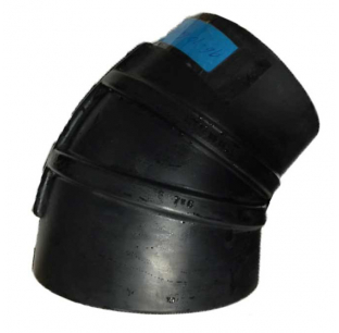 7 to 6 Inch 45 Degree EPDM Elbow - Durable, High-Quality Fitting