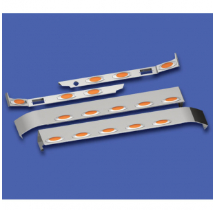 Mack CXU613 Cab/Sleeper Skirt Kits - Stainless Steel Fit