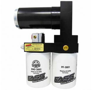 FASS Titanium Diesel Fuel Lift Pump 110GPH for Chevy Colorado/GMC Canyon 2.8L - Aluminum Housing, 2 Micron Filtration, Improved Fuel Delivery