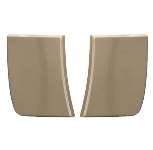 18 Inch Extra Wide Fiberglass Cowl Panels for Peterbilt 389 Glider - Gray Primer Finish