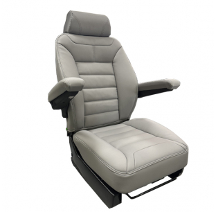 BRCS Exclusive Gray Overstuffed Air Chief Low Ride Seat
