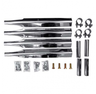 14 Gauge Stainless Steel Single Axle Fender Mounting Kit 