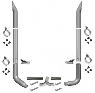 Peterbilt 359 7 Inch Short 30 Lincoln Exhaust Package with Free Shipping and Customizable Options