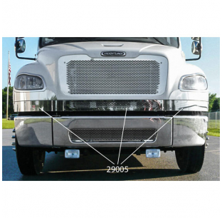 Freightliner M-Class Lower Front Hood Grill Trim by Roadworks - Fits Freightliner M-Class