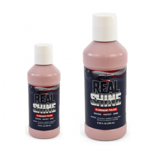 Red Aluminum Realshine Polish - Restores and Protects Metal, Available in 8oz and 16oz