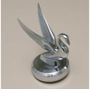 Peterbilt 379 Swan Hood Ornament And Base