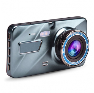 3rd Gen 1080P Blue Dash Cam With Touch Screen And 170 Degree Angle Camera