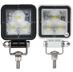 Square 3 LED Flood Beam Work Light - Durable, High-Intensity Lighting for Vehicles and Equipment