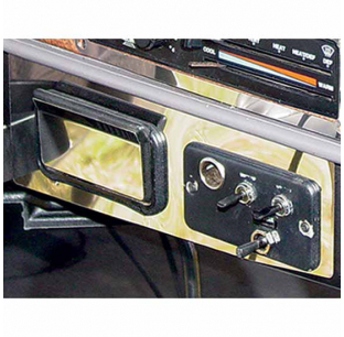 TPHD Stainless Steel 2-Piece Console Ash Tray Trim For Freightliner FLD, Classic