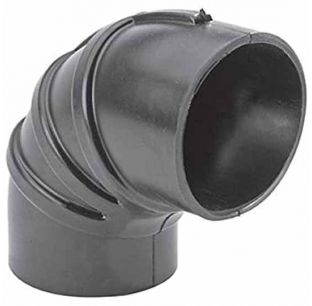 TPHD 7x7 Inch 90 Degree Rubber Intake Elbow - Durable Rubber Construction