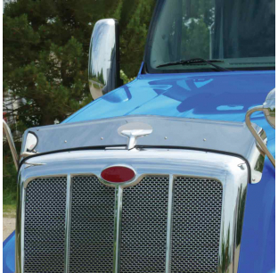 Peterbilt 587 Hoodshield Bug Deflector for 2012+ Models - Durable Protection