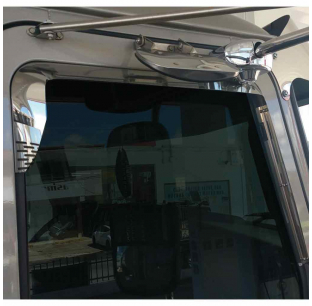 TRUX Mack CH, Granite and Vision Door Window Shade